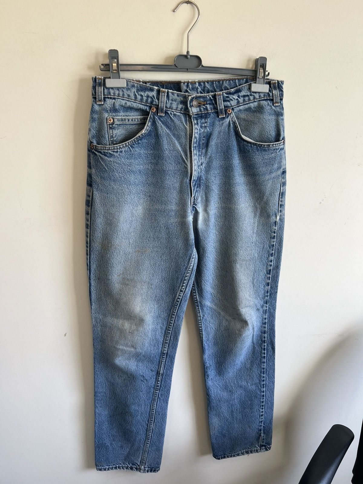 Levi's Orange TAB Vintage 90s Levi's 501 Denim Jeans Matcha Size US 34 / EU 50 - 1 Thumbnail