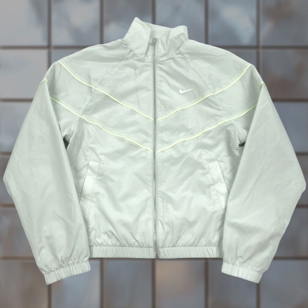 Nike Nike Windrunner Full Zip Jacket Women's S Light Green Running Track Windbreaker Activewear Size S / US 4 / IT 40 - 1 Thumbnail