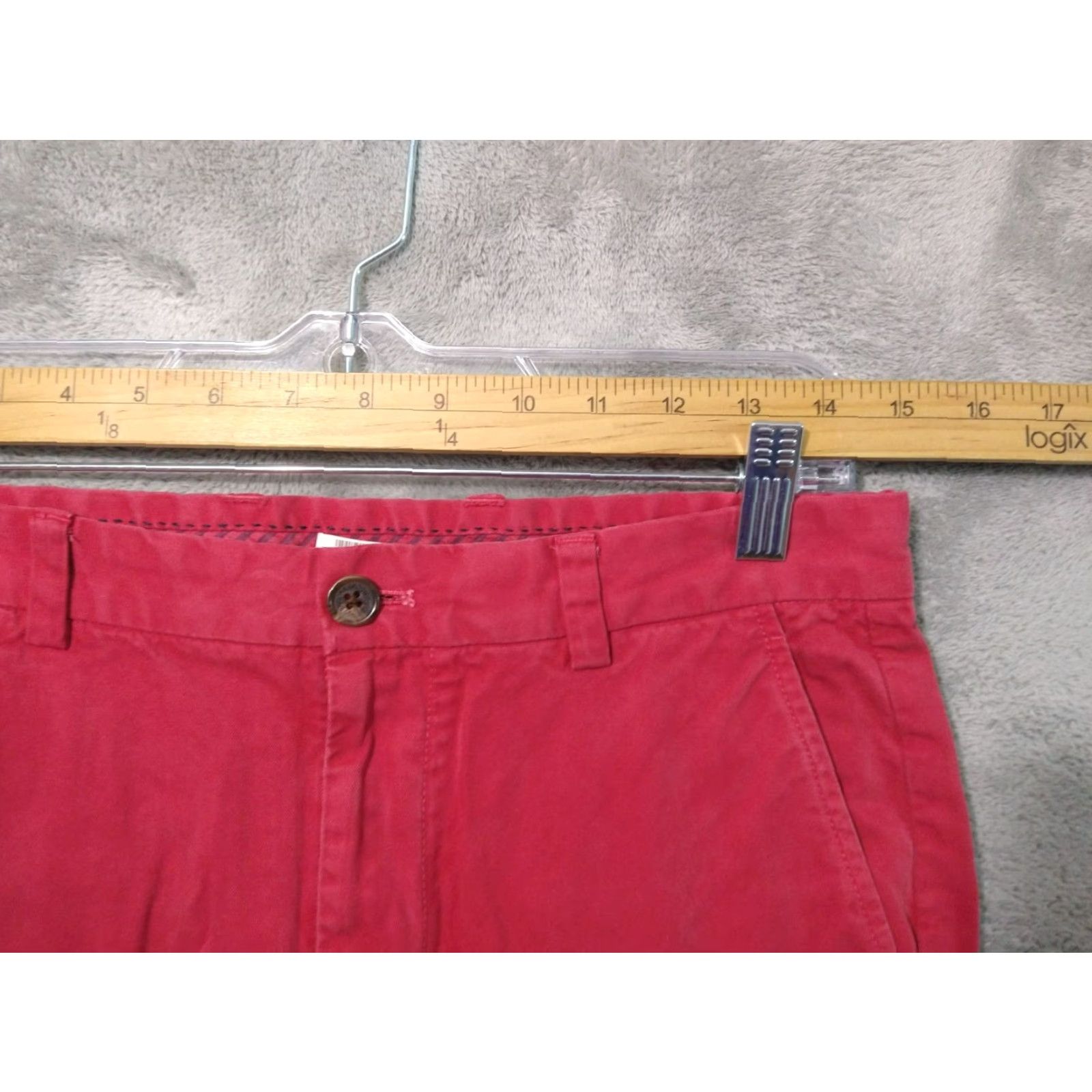 Brooks Brothers Brooks Brothers Pants Mens 31x32 Pink Cotton Chino Straight Leg Low Rise City Preppy Size US 31 - 3 Thumbnail