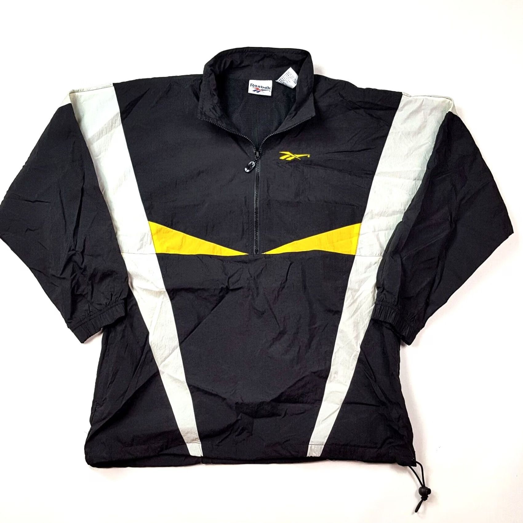Reebok VINTAGE Reebok Women's Jacket Mid-Length Zip Up Black 90s Retro Athletic 90s Size M / US 6-8 / IT 42-44 - 2 Thumbnail