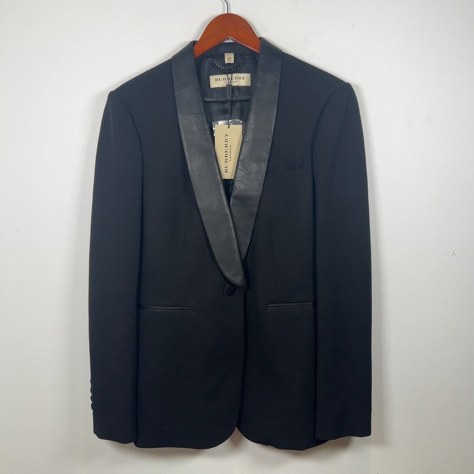 Burberry Burberry Leather Blazer Size 48L - 1 Thumbnail