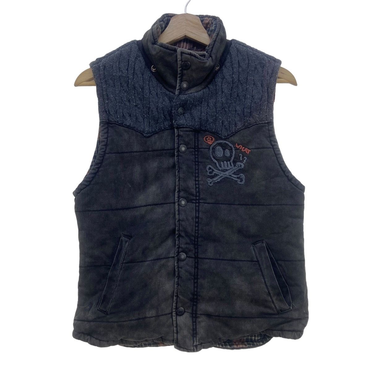 Japanese Brand Japanese Brand Skulls Logo Vests Size US XS / EU 42 / 0 - 3 Thumbnail