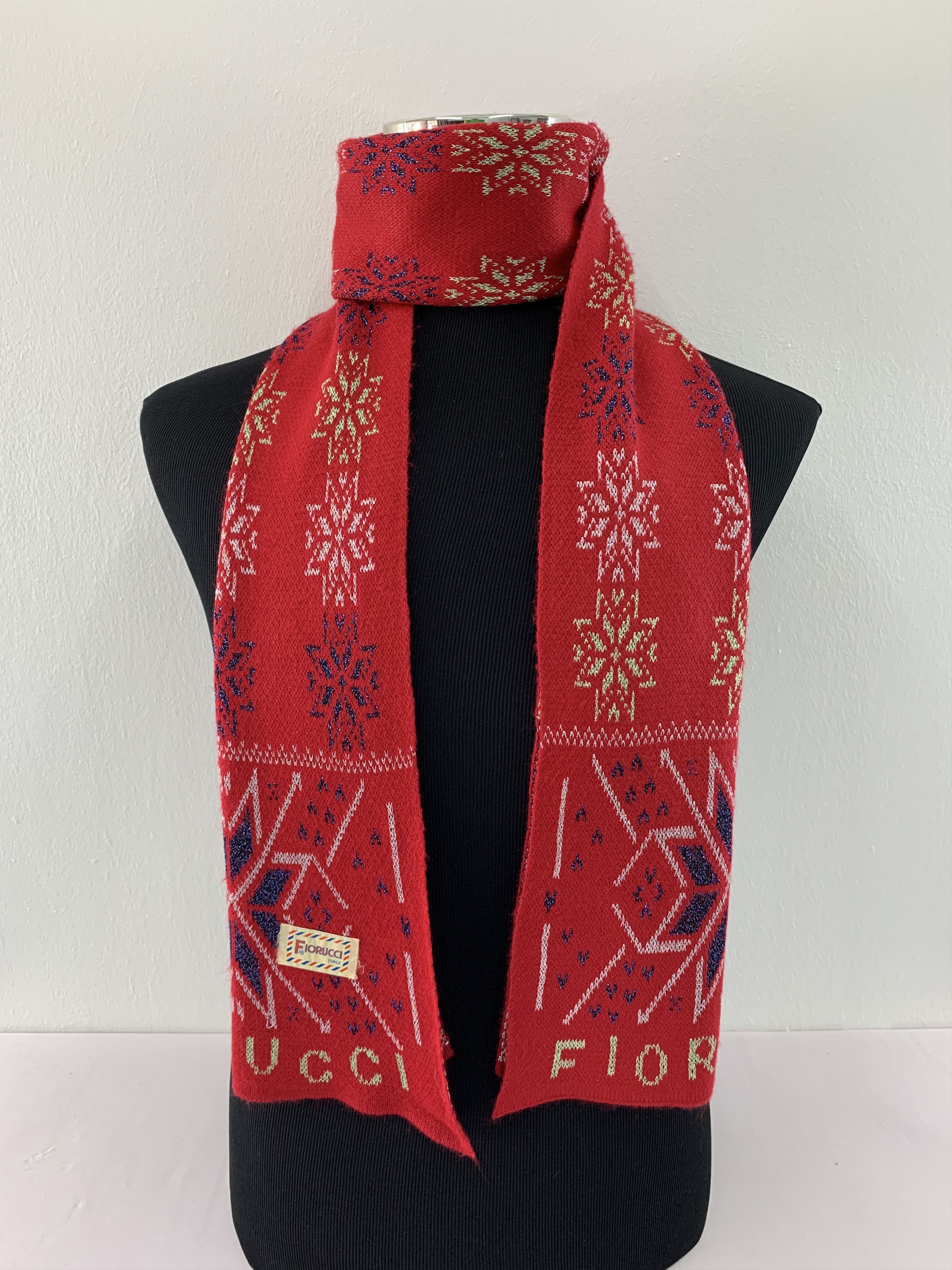 Fiorucci Fiorucci Scarf Wool Muffler Neck Wrap BL4289 Size ONE SIZE - 1 Thumbnail