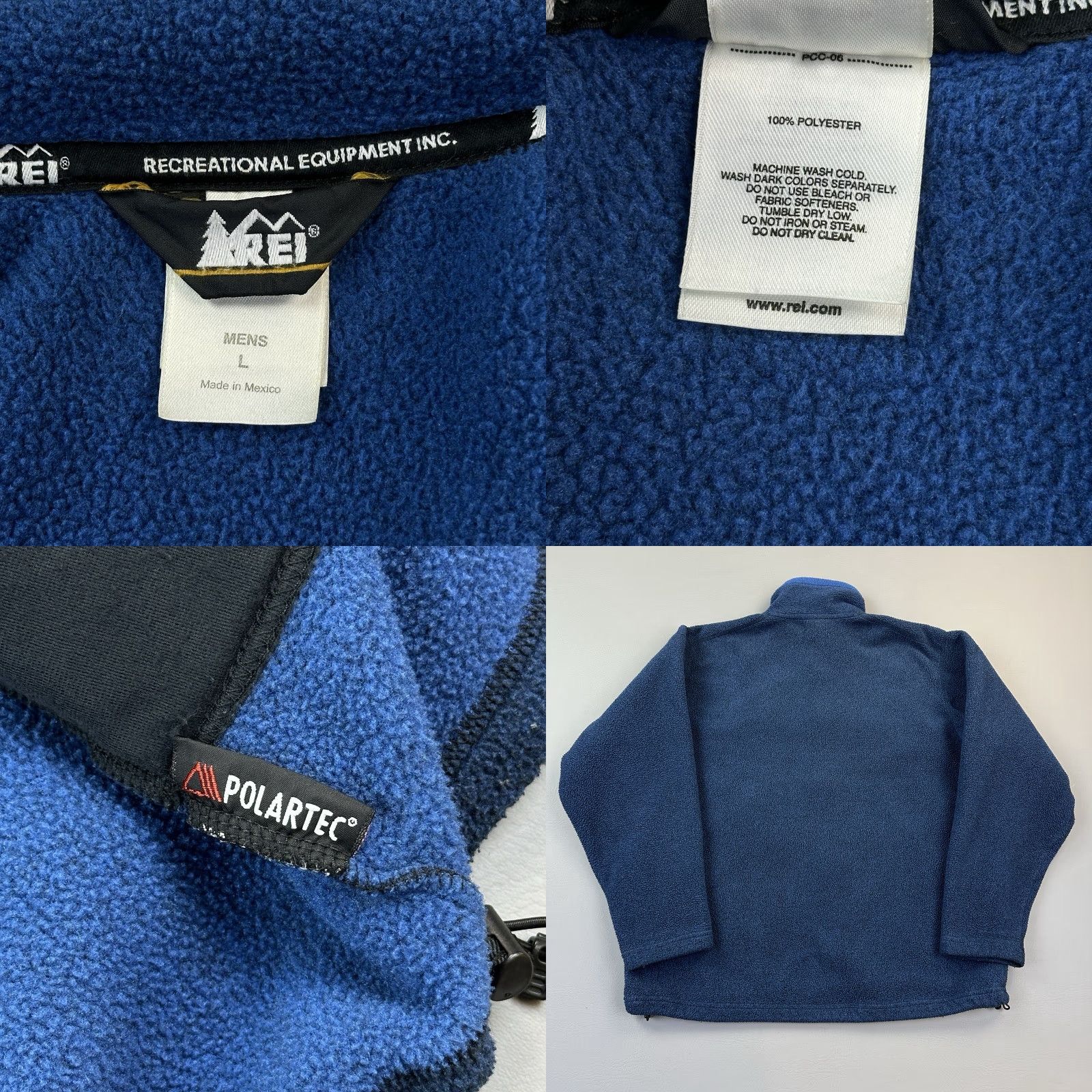 Vintage VINTAGE REI Jacket Mens Large Blue Polartec Fleece Full Zip Outdoor Hiking Y2K Size US L / EU 52-54 / 3 - 8 Thumbnail