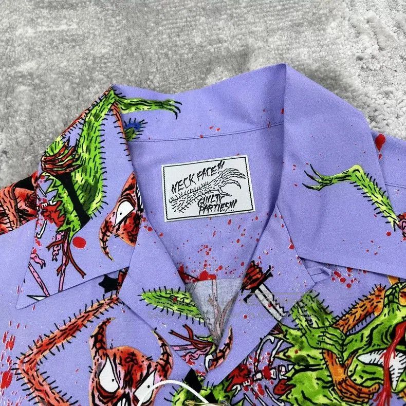 Wacko Maria WACKO MARIA NECK FACE Hawaiian Shirt Size US S / EU 44-46 / 1 - 3 Thumbnail
