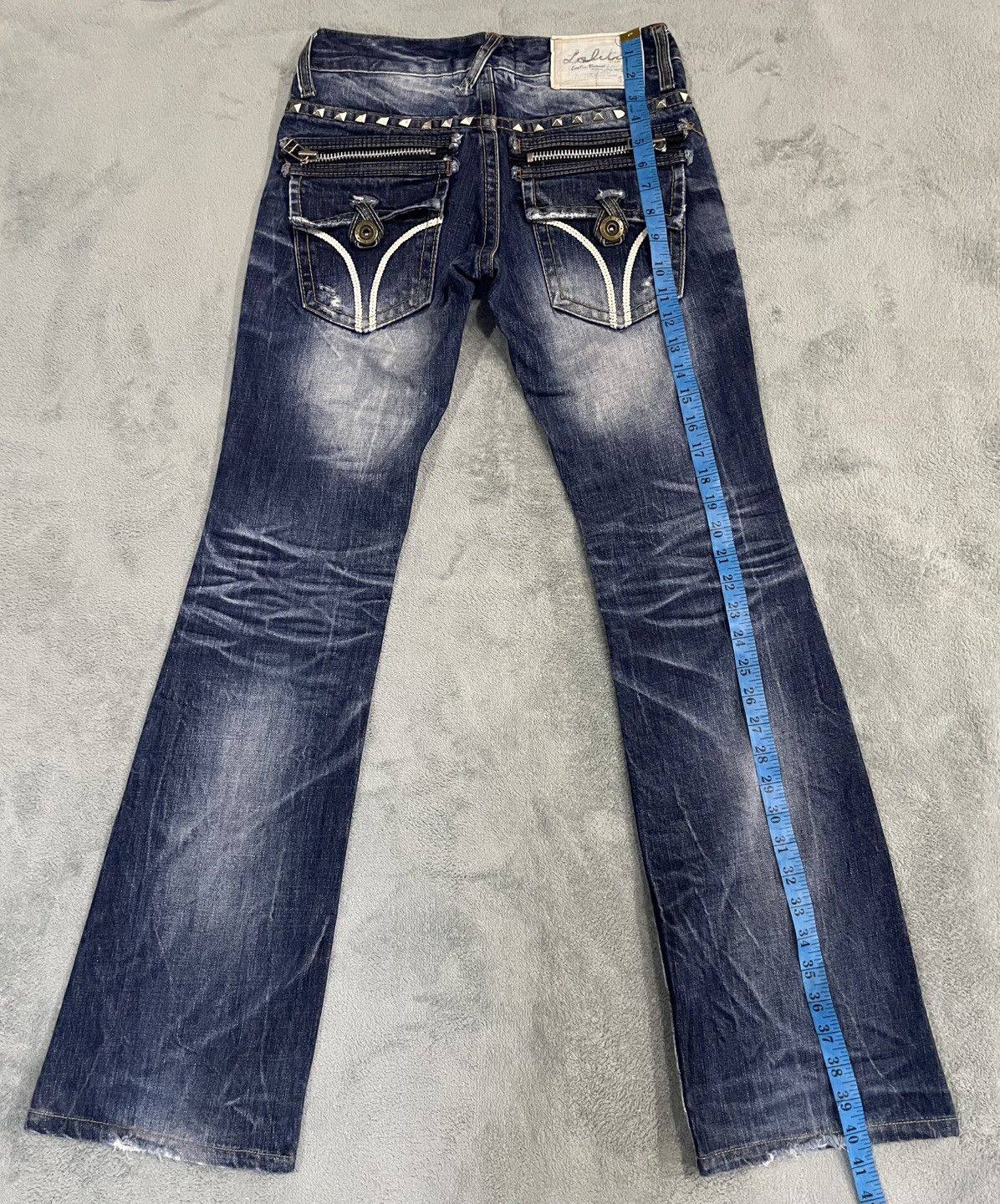 Le Grande Bleu (L.G.B.) Lolita Club By Concert Club Bootcut Denim Jeans Size US 28 / EU 44 - 9 Thumbnail