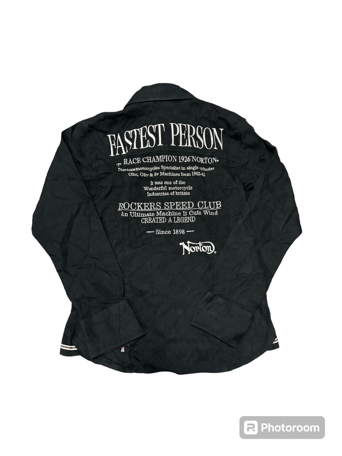 Norton NORTON EMBROIDERY BIKERS DENIM SHIRT Size US L / EU 52-54 / 3 - 4 Thumbnail