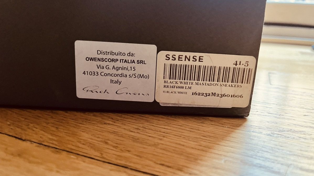 Rick Owens Mastadon Sneakers FW16 Size US 9 / EU 42 - 4 Thumbnail