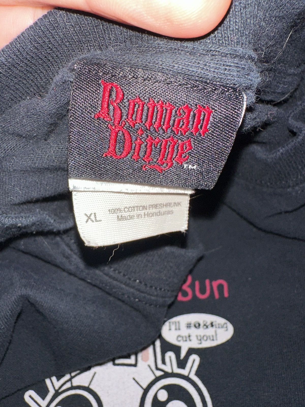 Other Little Bun Bun Shirt Roman Dirage Comic Goth Hot Topic Grail Size US XL / EU 56 / 4 - 6 Thumbnail