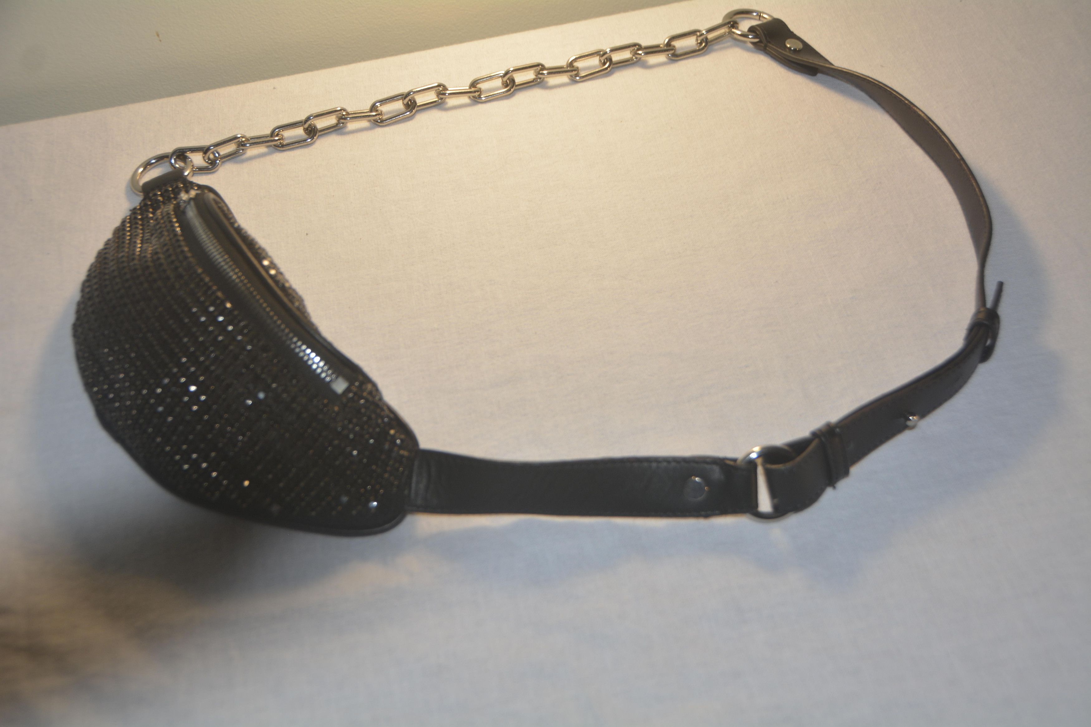 Alexander Wang Alexander Wang Attica Rhinestone All-Black! Belt-Bag Size ONE SIZE - 2 Thumbnail