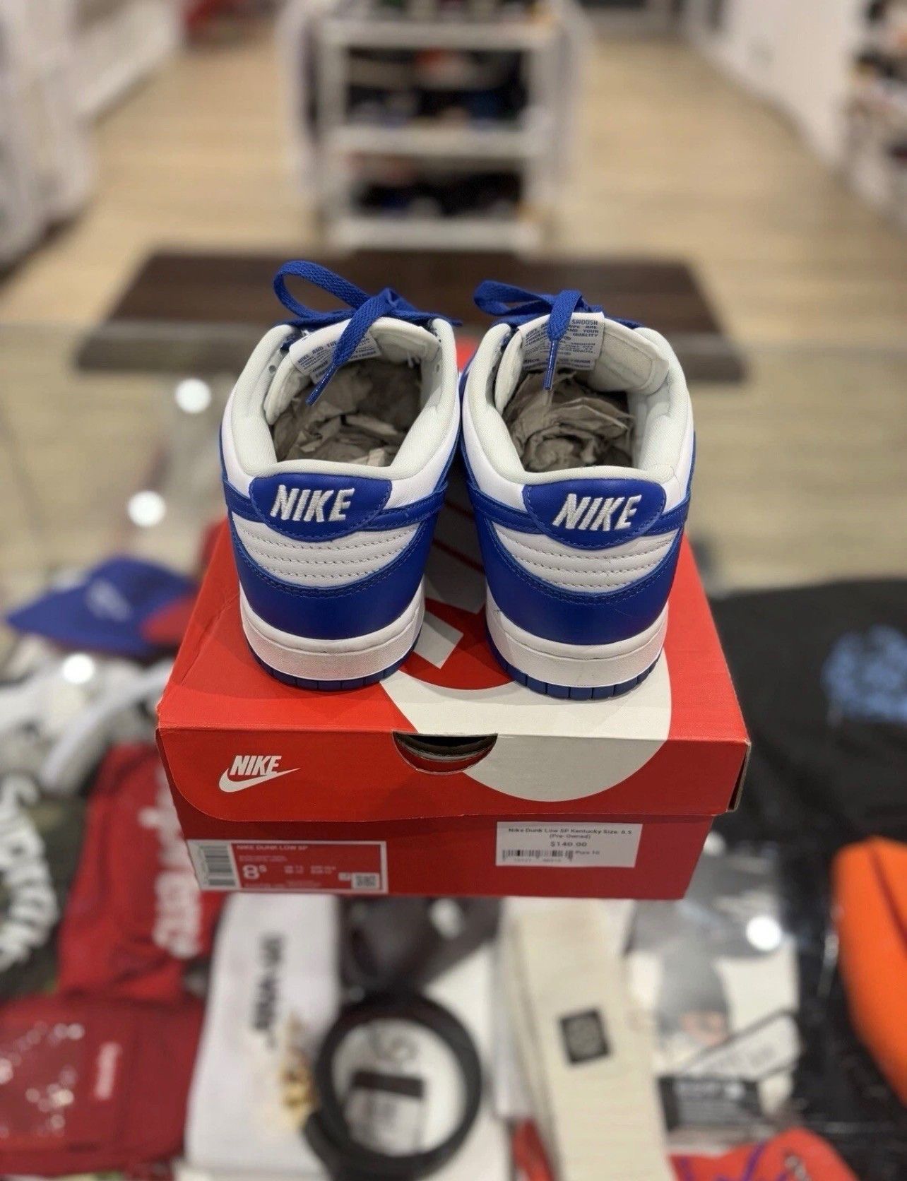 Nike Nike Dunk Low SP Kentucky Size US 8.5 / EU 41-42 - 4 Thumbnail