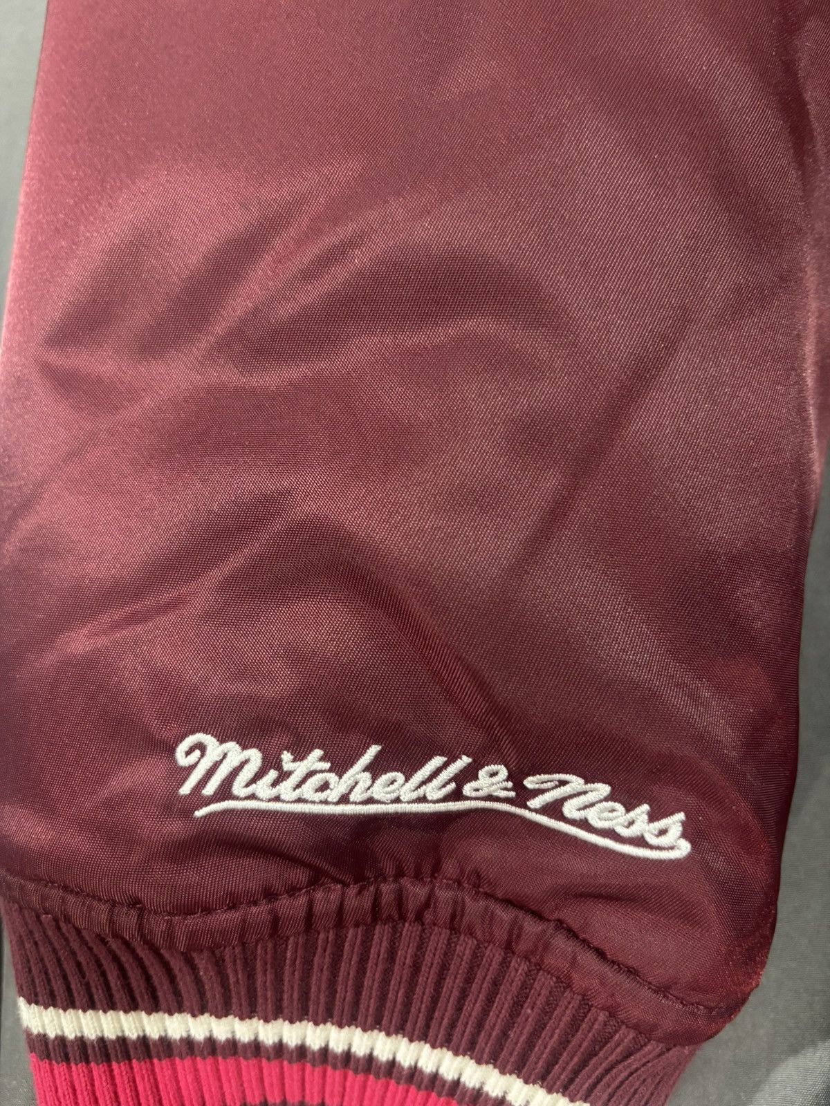Mitchell & Ness × Supreme Supreme camo logo varsity jacket Size US M / EU 48-50 / 2 - 7 Thumbnail