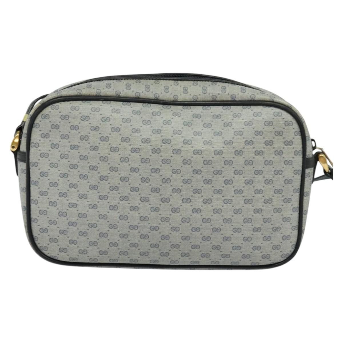 Gucci GUCCI Micro GG Supreme Shoulder Bag Pvc Navy Gold 001 904 Size ONE SIZE - 3 Thumbnail