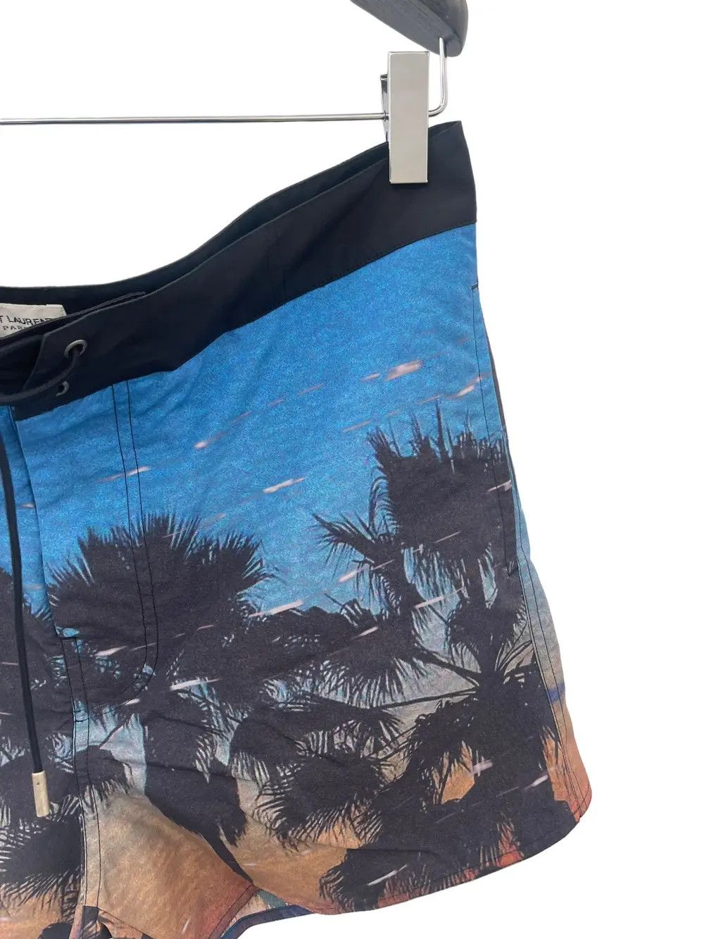 Saint Laurent Paris o1la1rc1a0825 670287 VHS Sunset Print Swim Shorts Multicolor Size US 30 / EU 46 - 3 Thumbnail