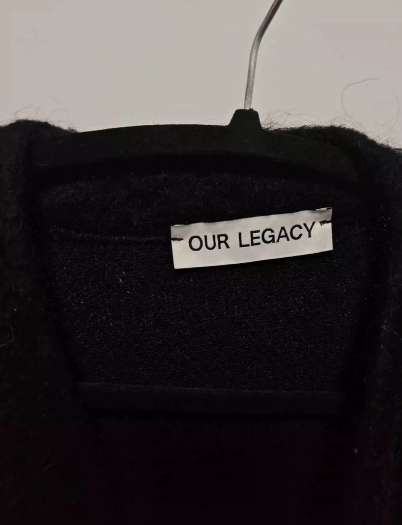 Our Legacy our legacy Black horsehair cardigan Size US S / EU 44-46 / 1 - 6 Thumbnail