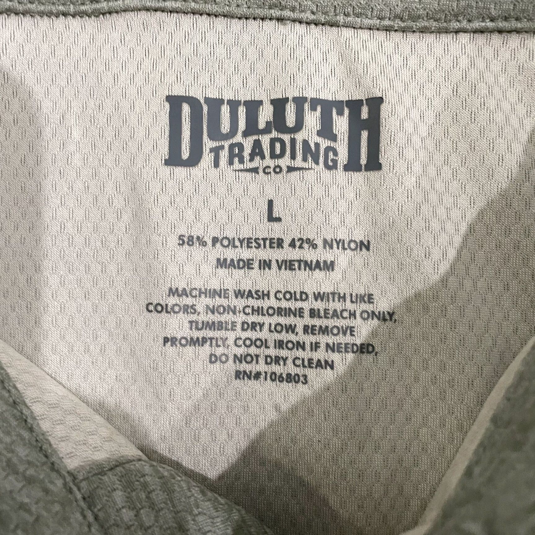 CO Duluth Trading Co Polo Shirt Mens L Gray Polyester Blend Size US L / EU 52-54 / 3 - 4 Thumbnail