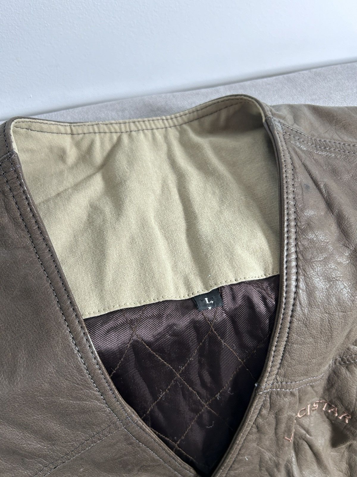 Vintage Vintage Western Leather Vest 90's Size US L / EU 52-54 / 3 - 3 Thumbnail