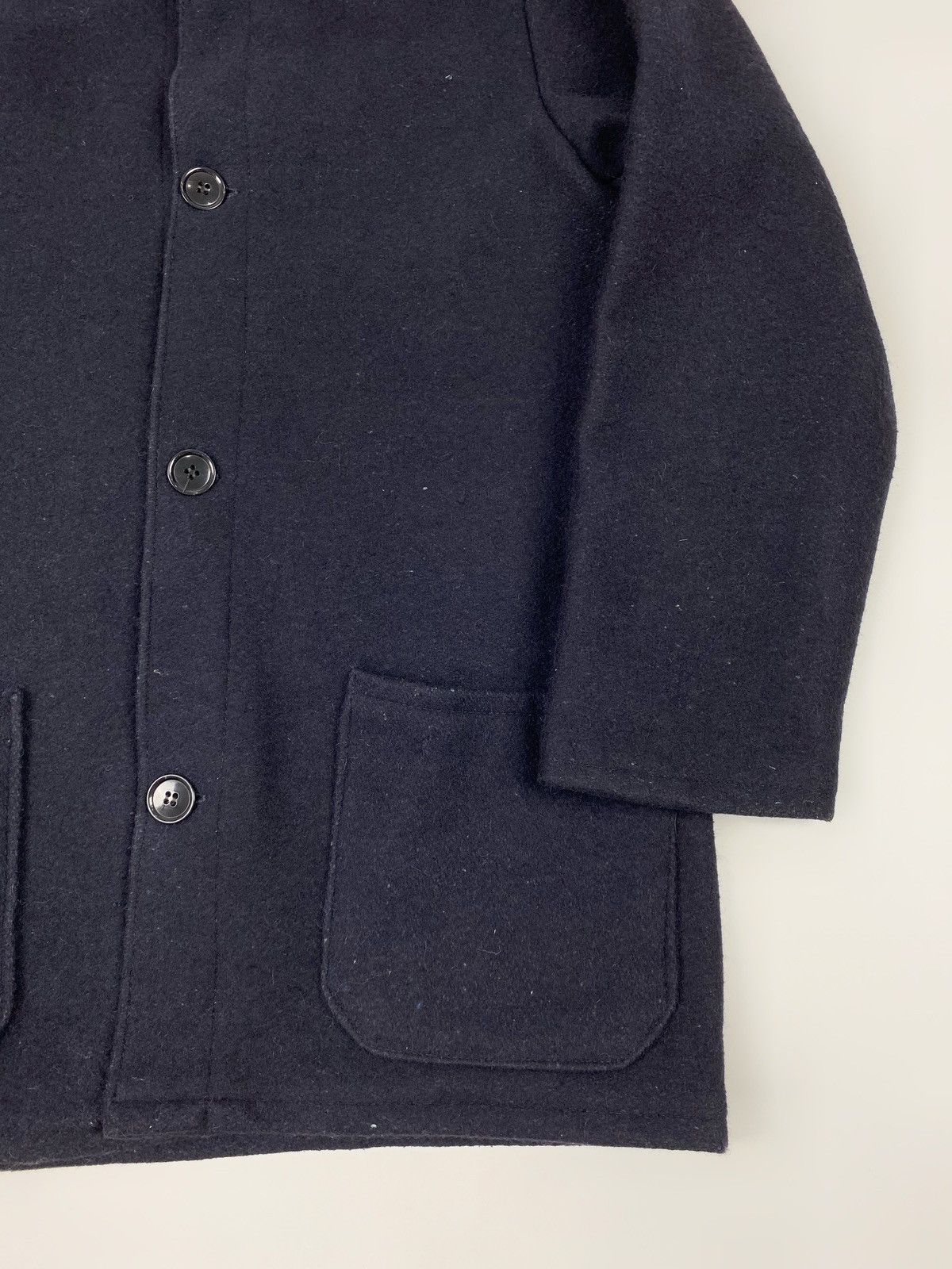 Vintage 1970’s Vintage British Workwear Navy Wool Donkey Jacket Size US M / EU 48-50 / 2 - 6 Thumbnail