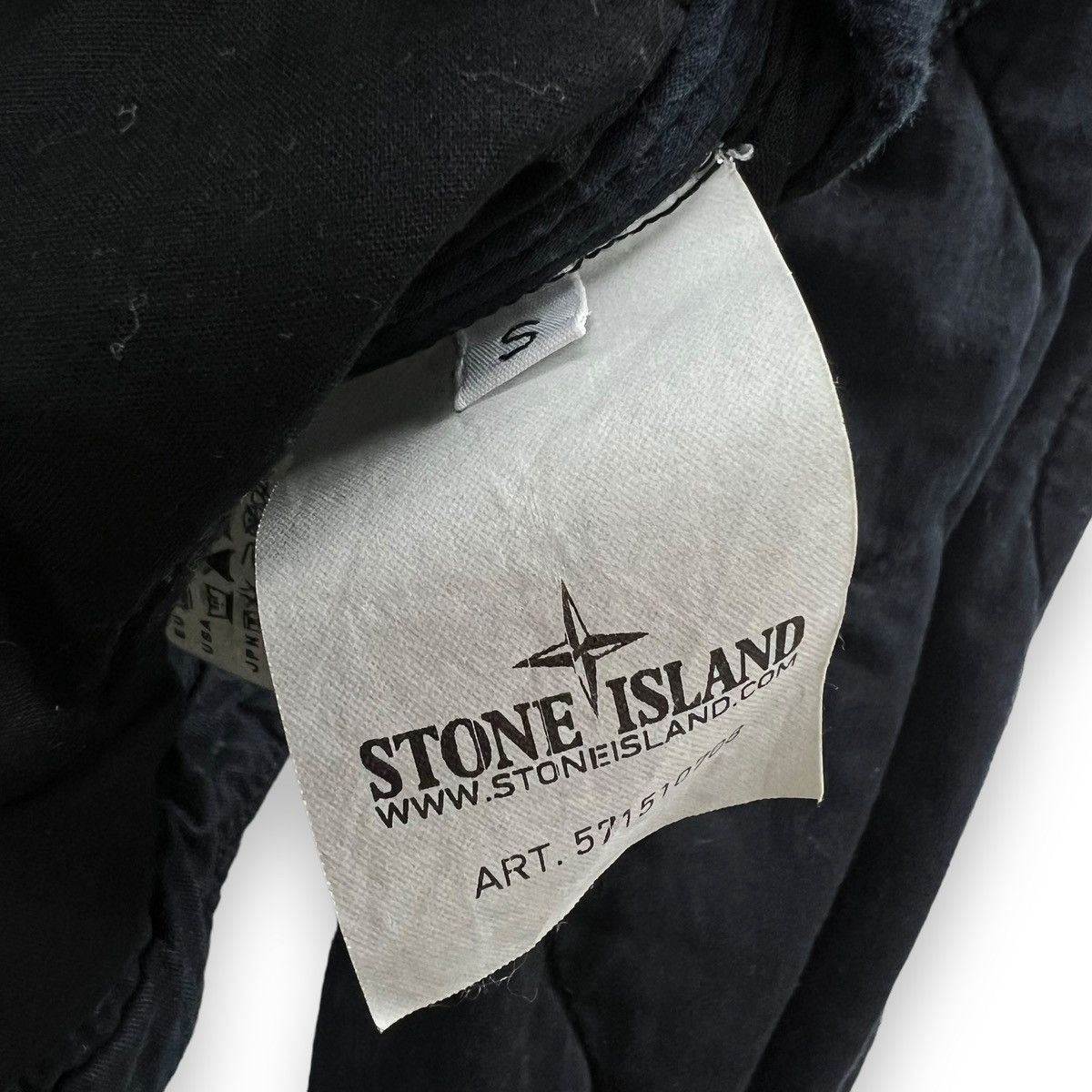 Stone Island Stone Island Navy Quilted Overshirt Jacket Size US XS / EU 42 / 0 - 5 Thumbnail
