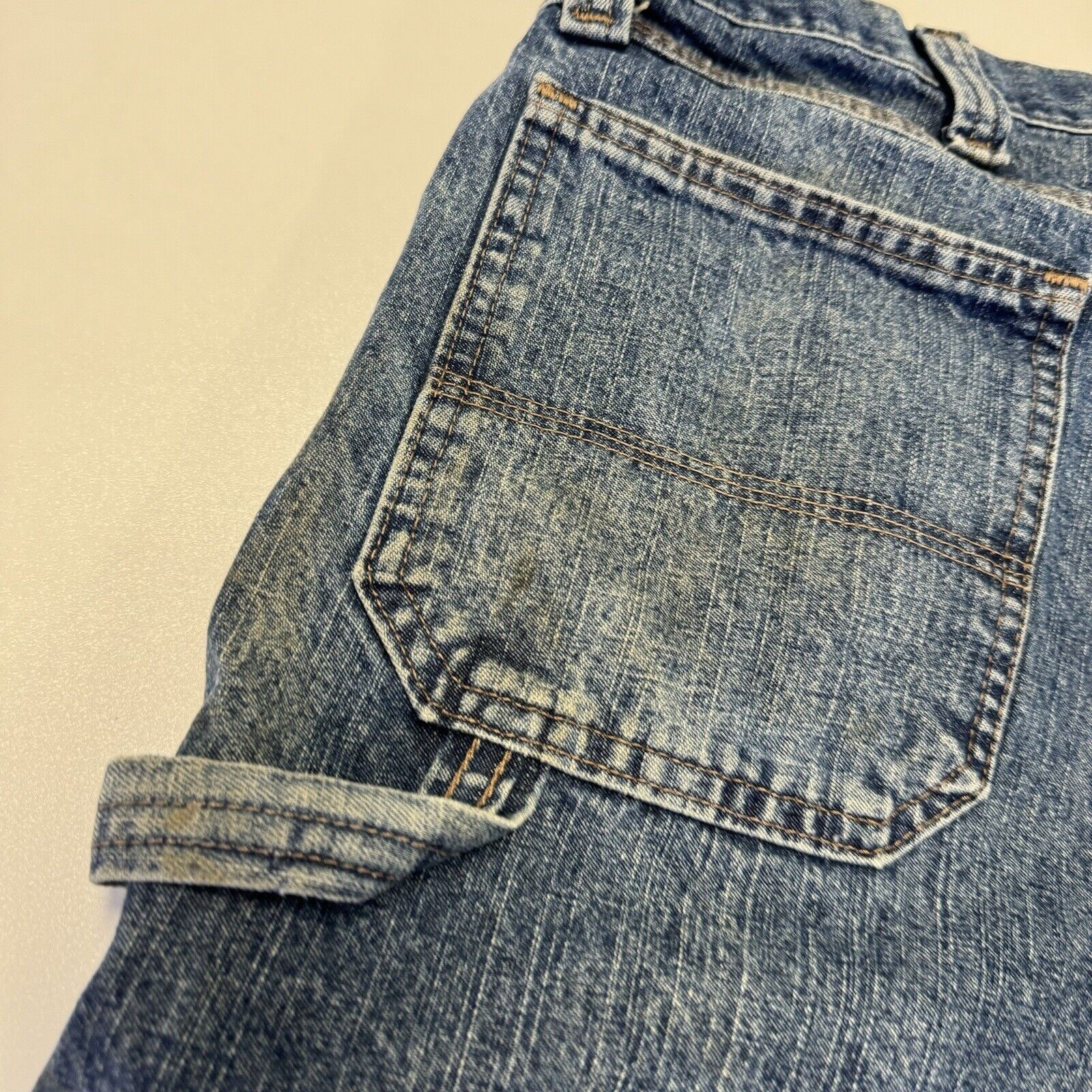 Wrangler Wrangler Jorts Mens 38 Regular Blue Y2k Carpenter Denim Shor Size US 38 / EU 54 - 5 Thumbnail
