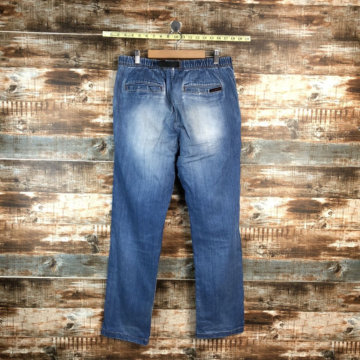 Gramicci Gramicci Blue ripped distressed Denim Pants #A2135 Size US 31 - 14 Thumbnail