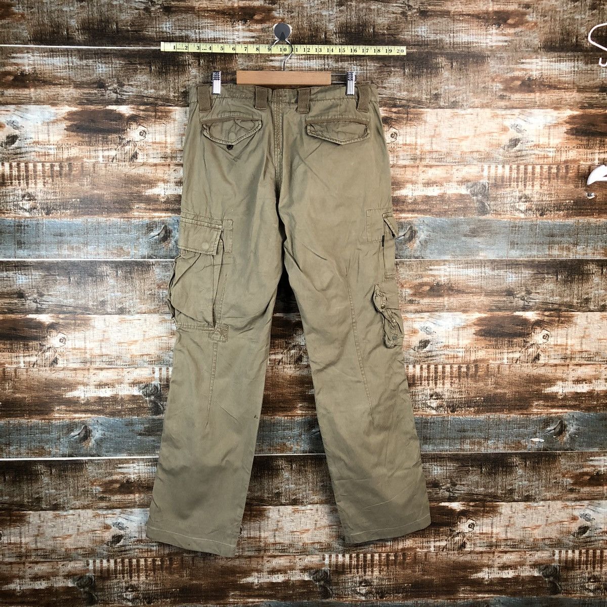 Japanese Brand Surplus Brown Cargo tactical Multipocket Pants #A2567 Size US 30 / EU 46 - 16 Thumbnail