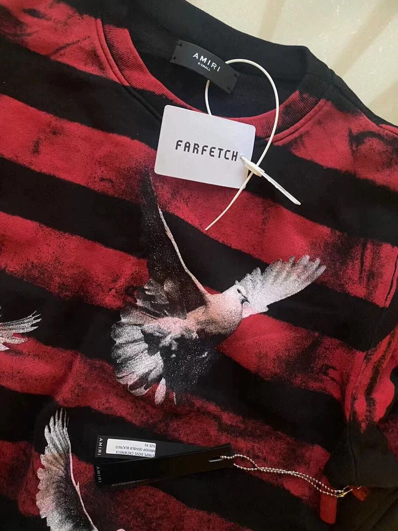 Amiri Amiri pigeon glitter hoodie Size US XS / EU 42 / 0 - 2 Thumbnail