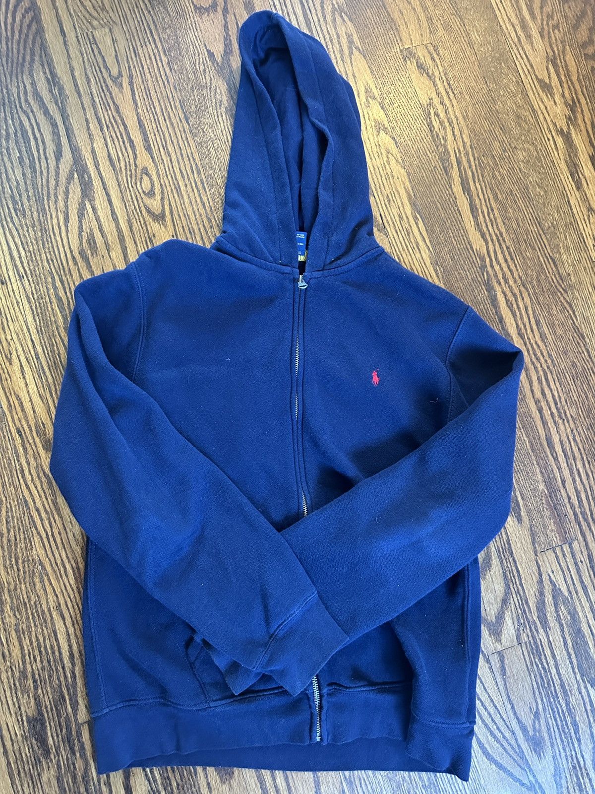 Polo Ralph Lauren navy polo zip up Size US XS / EU 42 / 0 - 1 Thumbnail