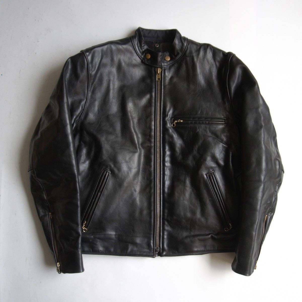 Vintage VANSON Single Rider Jacket Size 42 Size US XS / EU 42 / 0 - 1 Thumbnail