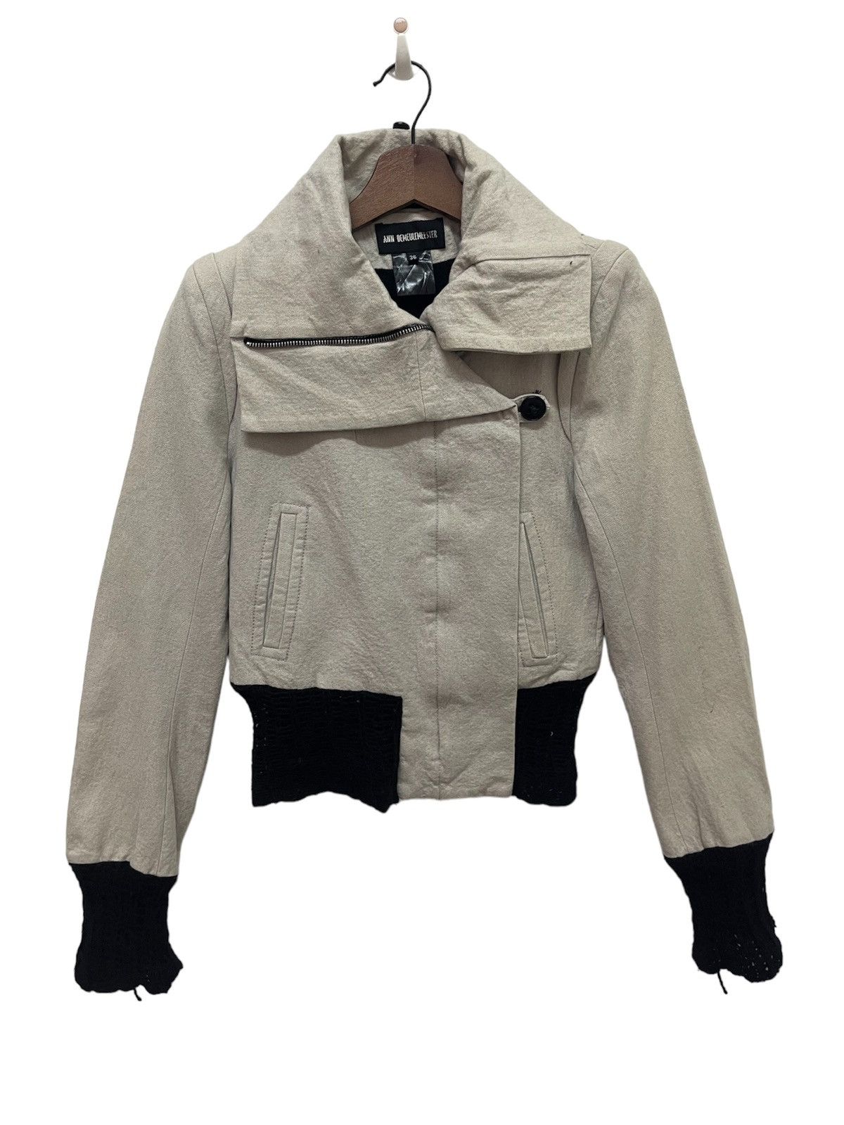 Ann Demeulemeester DELETE SOON💥VINTAGE ANN DEMEULEMEESTER CROP JACKET Size XS / US 0-2 / IT 36-38 - 2 Thumbnail