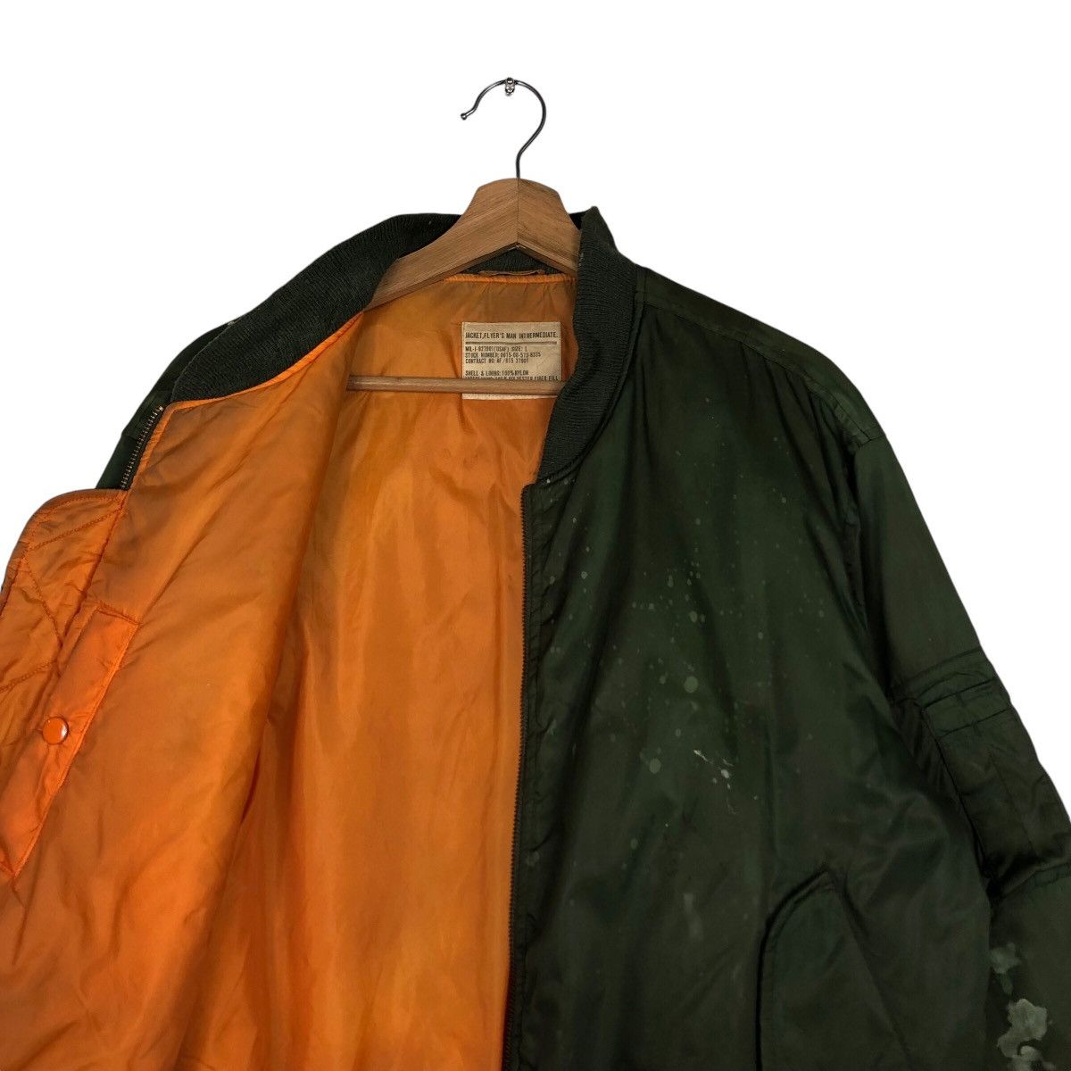 Japanese Brand 📌Vintage Fly Bomber Jacket Biker Military Collections Size US L / EU 52-54 / 3 - 13 Thumbnail