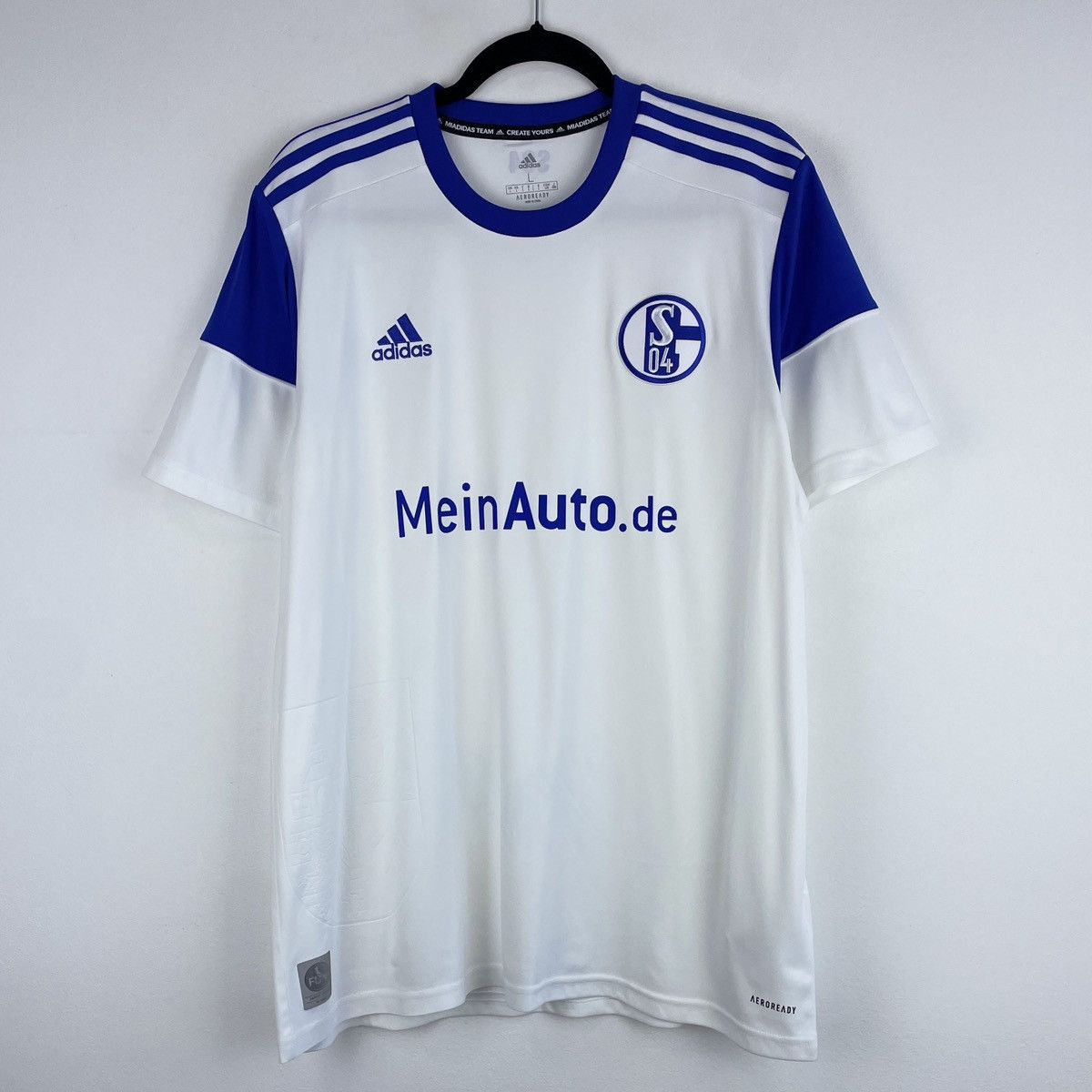 Adidas Schalke 04 Away Adidas Men’s Jersey Shirt 2022/2023 size L Size US L / EU 52-54 / 3 - 1 Thumbnail