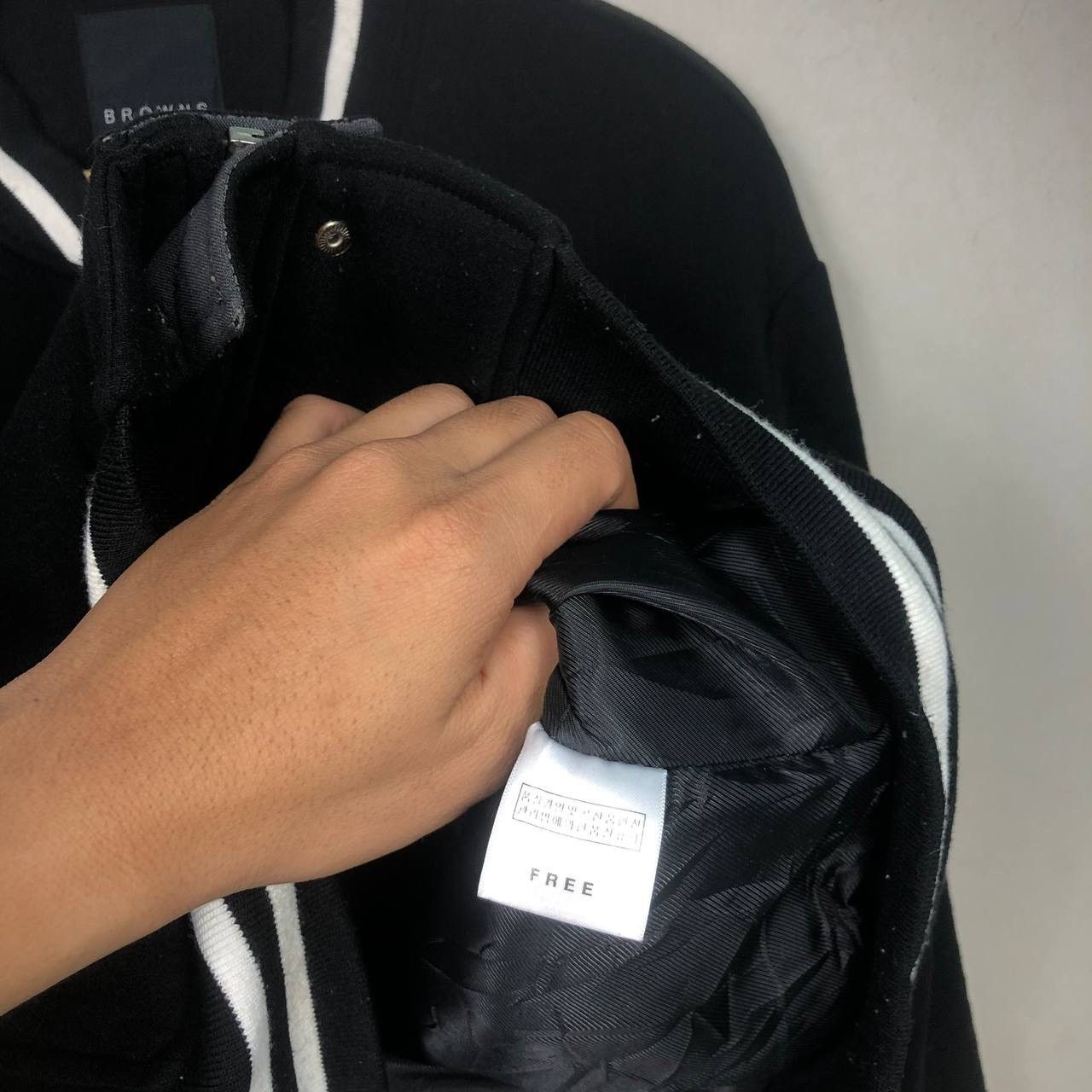 Japanese Brand Avant Garde Browns Varsity Teddy Jacket Inspired YSL Size US M / EU 48-50 / 2 - 8 Thumbnail