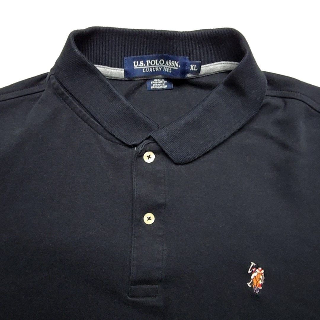 U.S. Polo Assn. U.S. Polo Assn. Black Polo Shirt Embroidered Logo Mens XL Size US XL / EU 56 / 4 - 5 Thumbnail