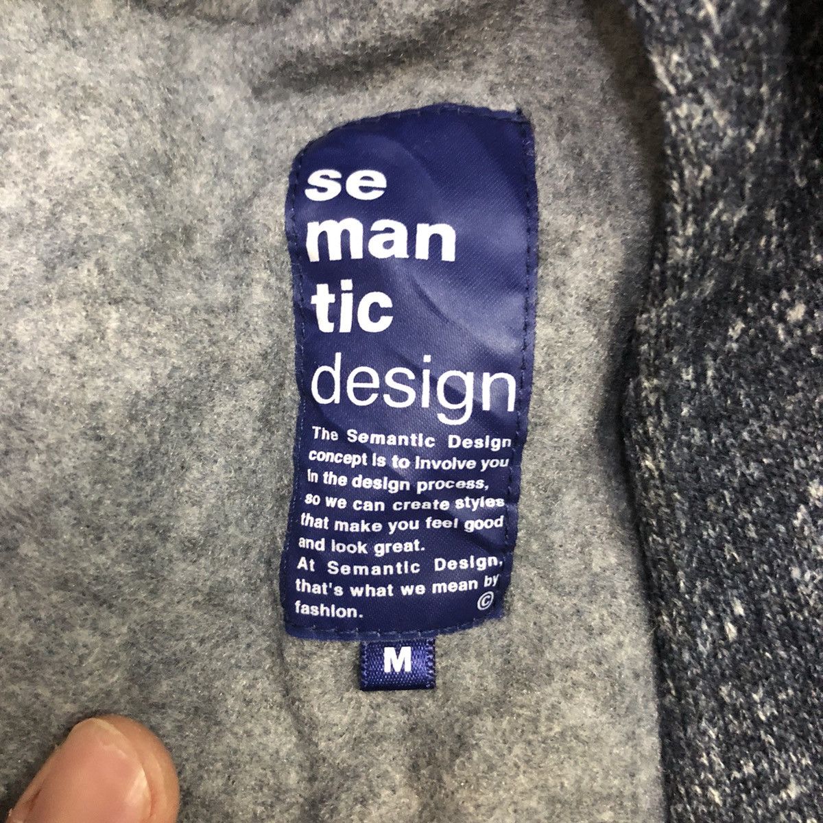 semanticdesign Vintage Semantic Design one Button Coat Jacket Size XS / US 0-2 / IT 36-38 - 9 Thumbnail