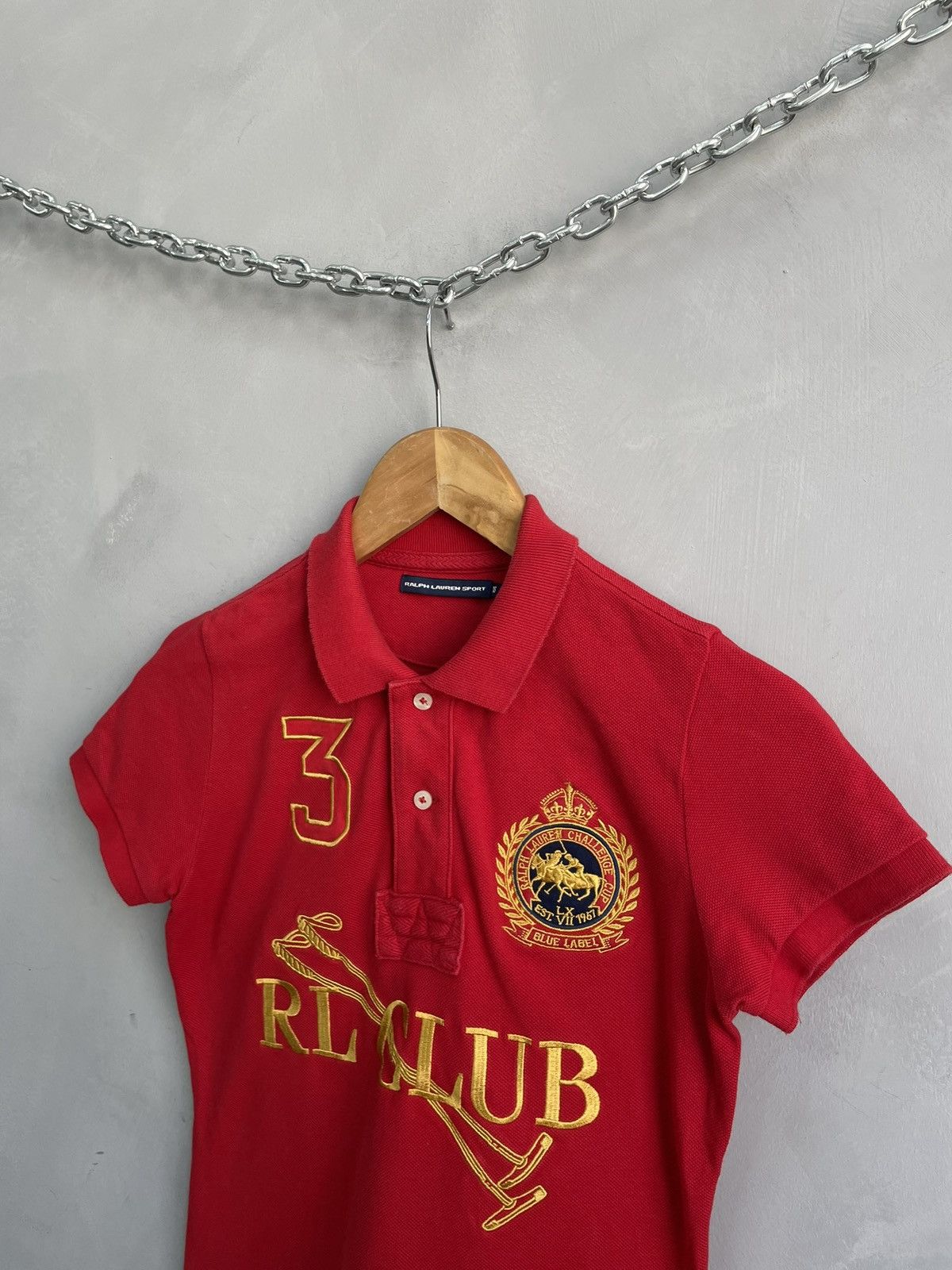 Polo Ralph Lauren Vintage old money Polo Ralph big lo RL club jersey t shirt Size XS / US 0-2 / IT 36-38 - 6 Thumbnail