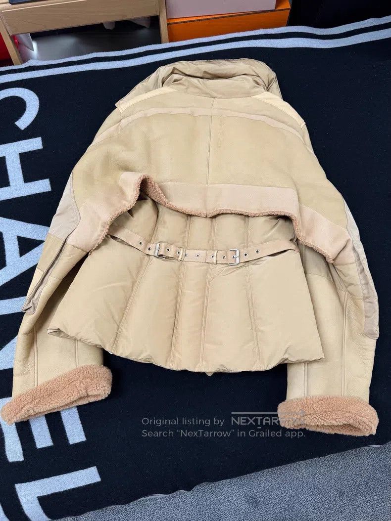 Hermes Hermes Fur and Leather Integrated Cotton Coat Size XS / US 0-2 / IT 36-38 - 4 Thumbnail
