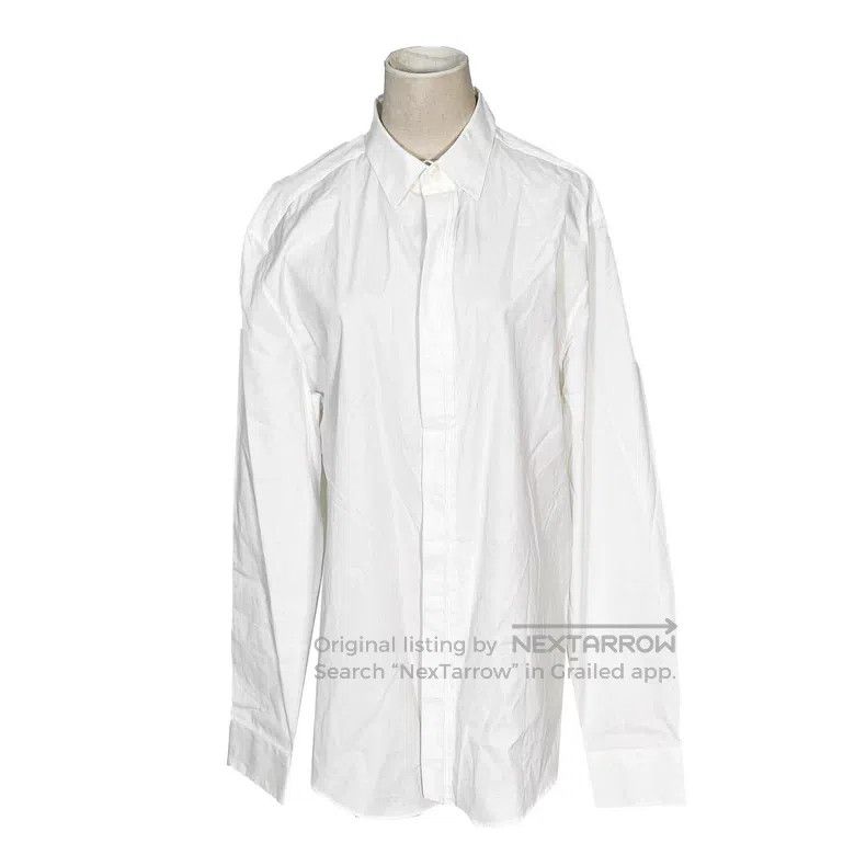 Hermes Hermes size 42 Solid color cotton shirt Size L / US 10 / IT 46 - 1 Thumbnail