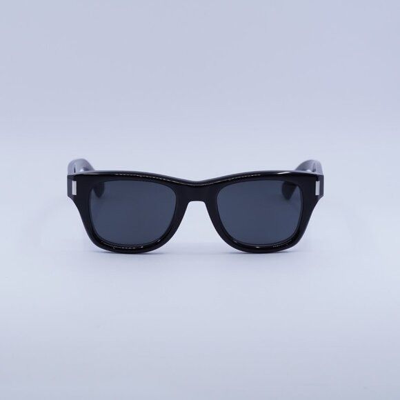 Saint Laurent Paris 🕶️ New Saint Laurent SL801 001 Sunglasses - Shiny Black Size ONE SIZE - 2 Thumbnail