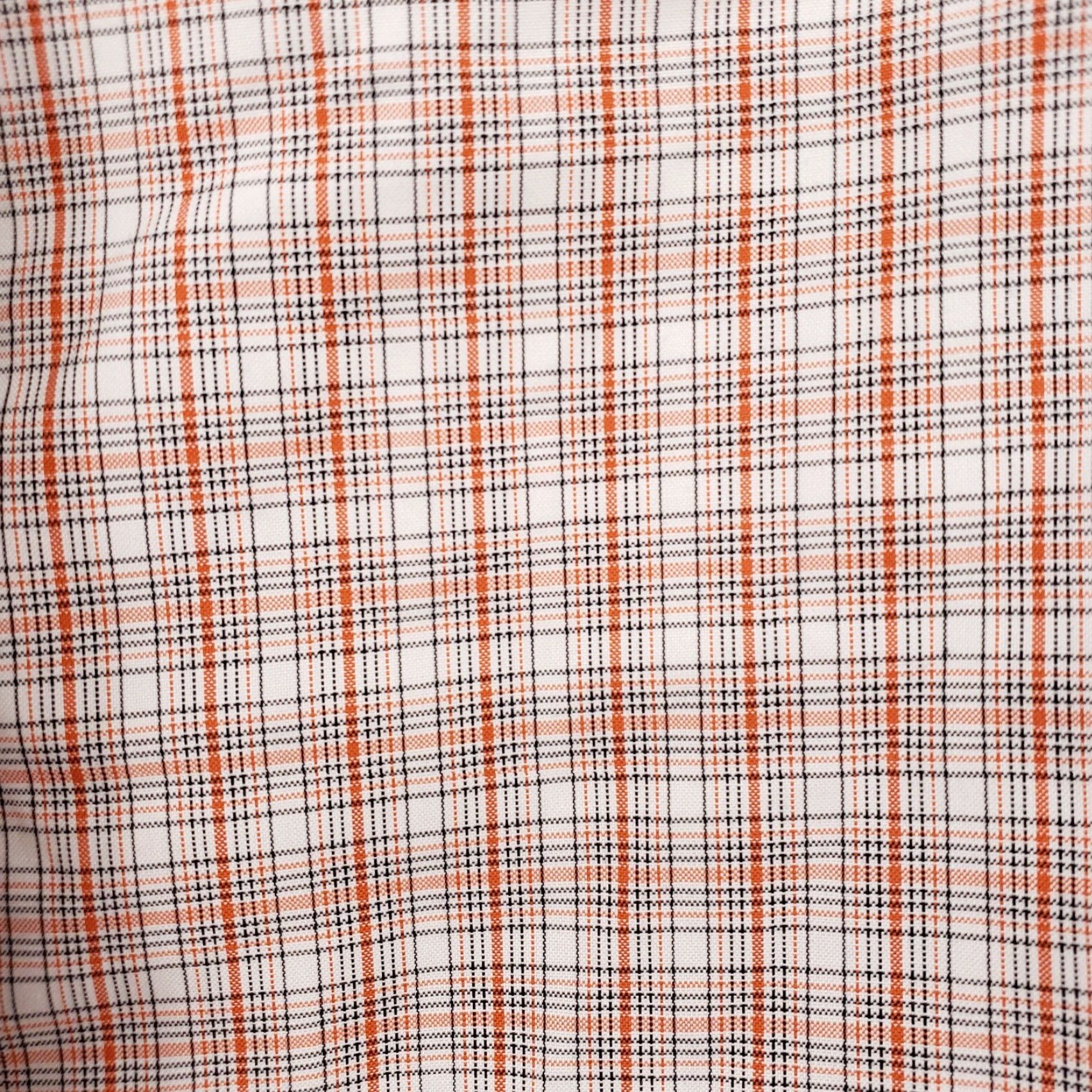 Eddie Bauer Eddie Bauer Button-Down Shirt Mens L Large Orange Wrinkle Free Plaid Long Sleeve Size US L / EU 52-54 / 3 - 4 Thumbnail