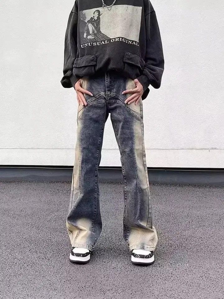 Vintage Vintage Distressed Slim Micro Flared Denim Size US 30 / EU 46 - 3 Thumbnail