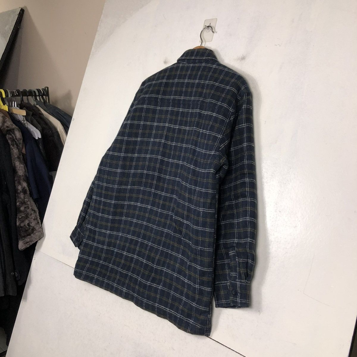 Japanese Brand × Vintage 📌VINTAGE ZIPPER JACKET BLACK BASS TARTAN ISSEY MIYAKE Size US M / EU 48-50 / 2 - 11 Thumbnail
