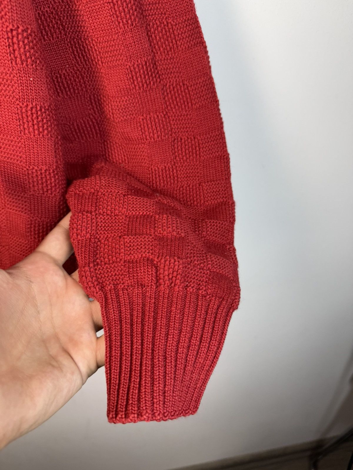 Saint Laurent Paris 1970’s YSL Sweater Knit Red Saint Laurent Paris Size US S / EU 44-46 / 1 - 11 Thumbnail