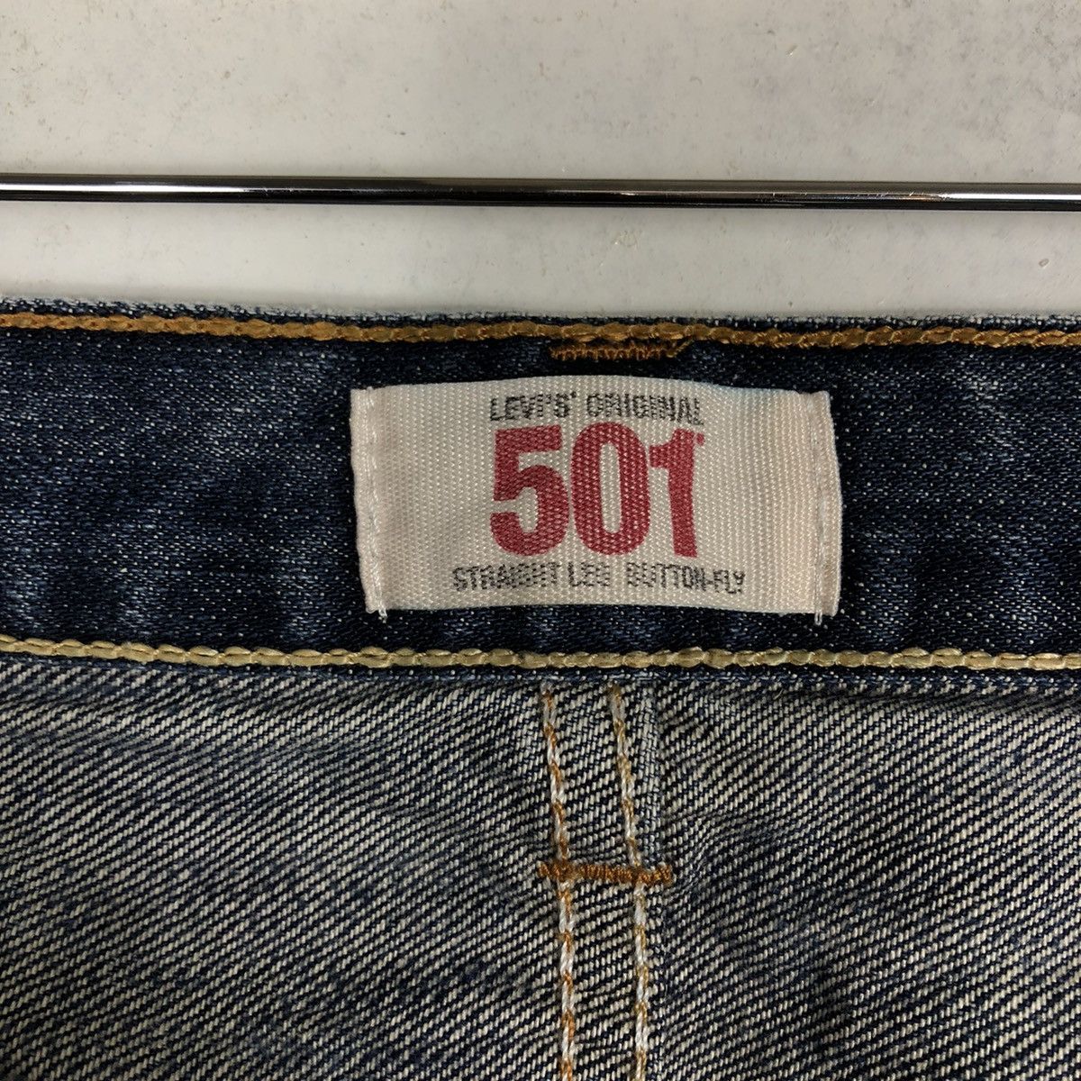 Levi's 🔥90’s VINTAGE LEVI’S ORIGINAL 501 STRAIGHT CUT DISTRESSED Size US 30 / EU 46 - 15 Thumbnail