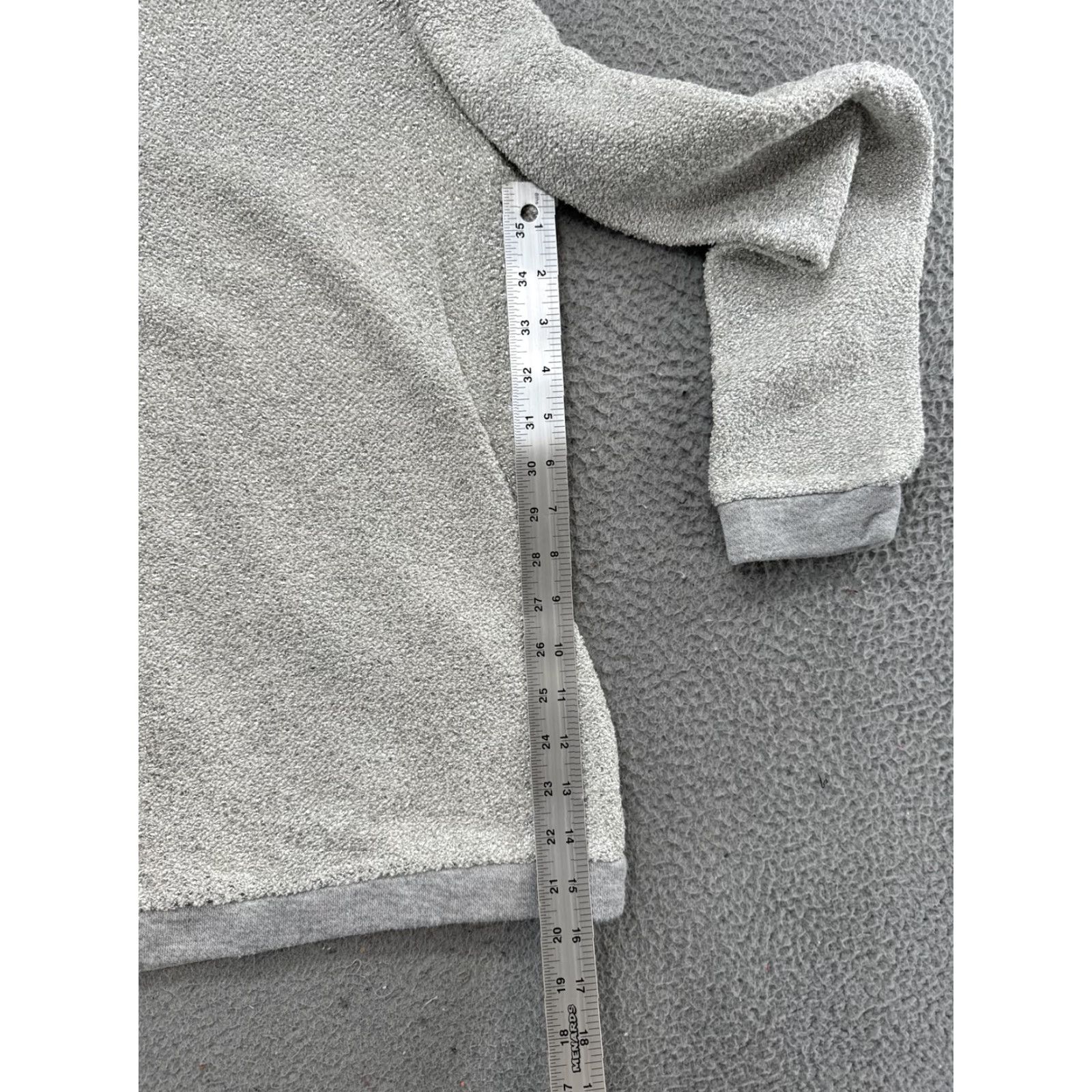 Anthropologie Anthropologie Dolan Sweatshirt Metallic Gray USA Made Women’s Large Gray Sweatshirt Pullover Activewear Womens Size L / US 10 / IT 46 - 5 Thumbnail