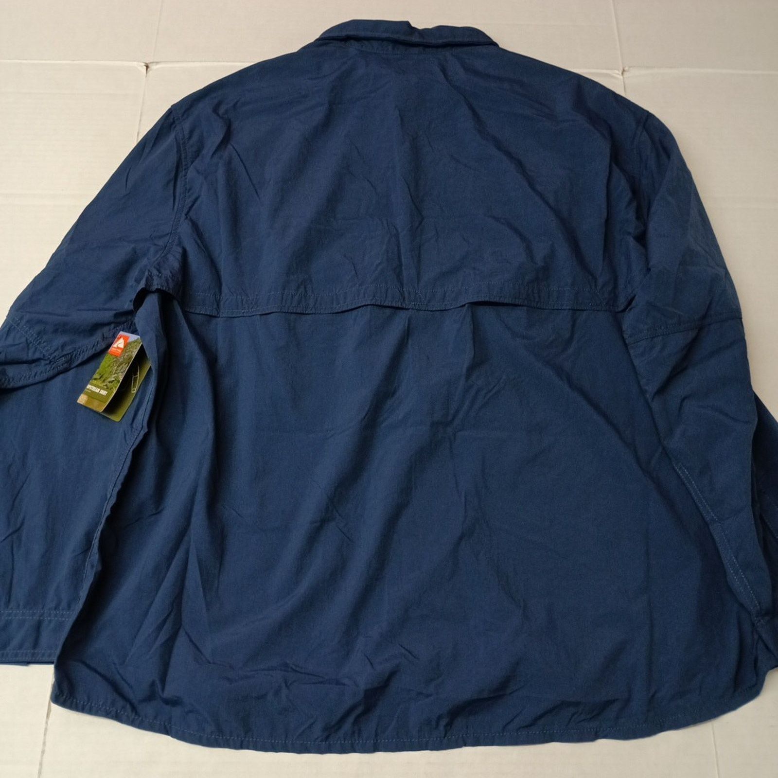 Other Ozark Trail Upstream Shirt Men's 3XL (54-56) Blue Vented UPF Size US XXL / EU 58 / 5 - 9 Thumbnail