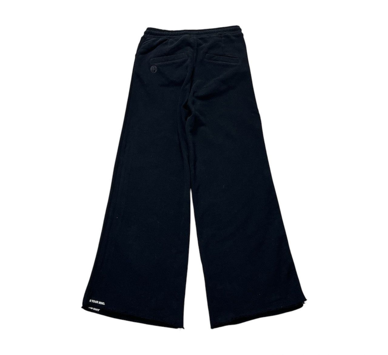 Japanese Brand Elias Rumelis flared sweatpants baggy oversized pants logo Size 26" / US 2 / IT 38 - 2 Thumbnail