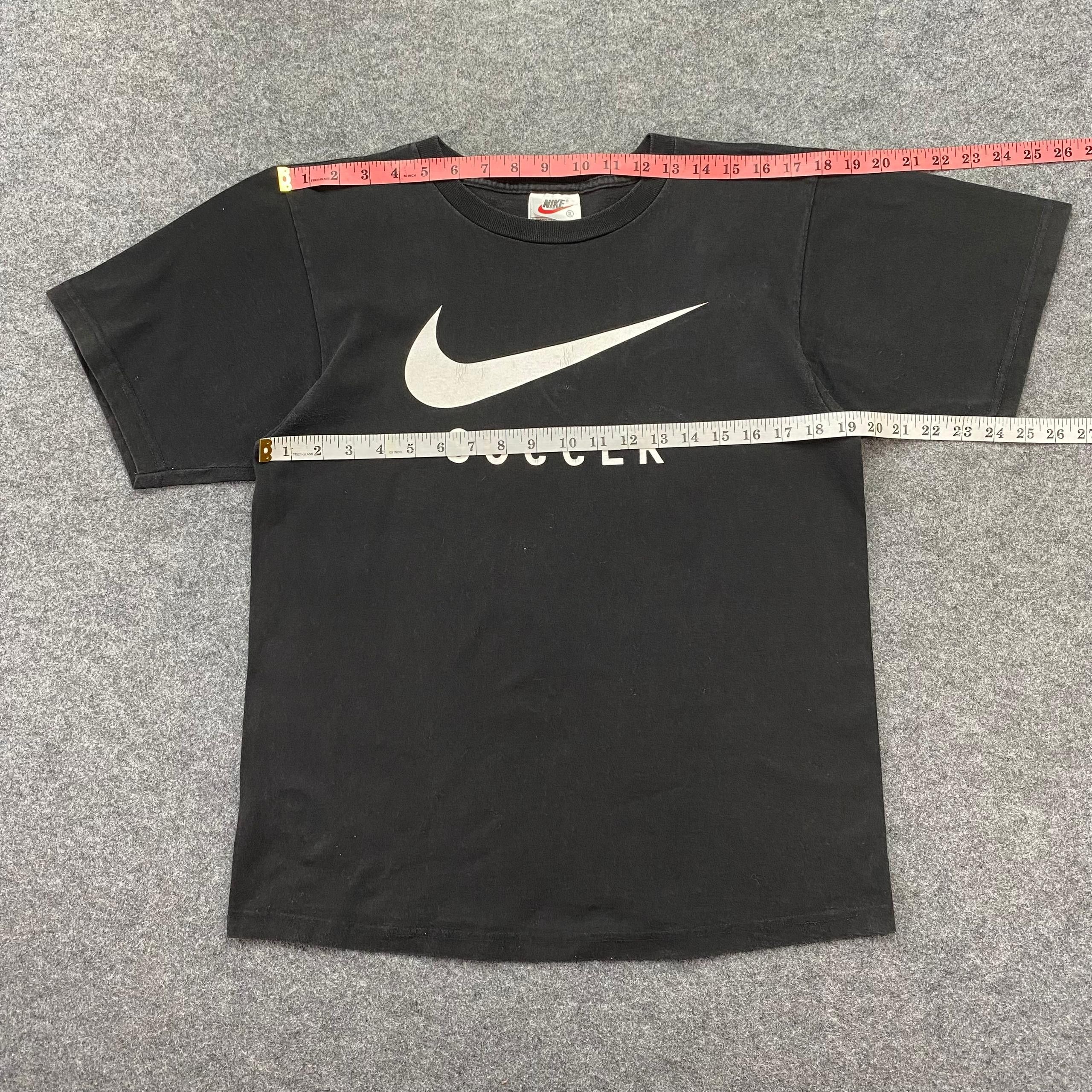 Nike Vintage 90s Nike Soccer Tshirt Size US XL / EU 56 / 4 - 4 Thumbnail