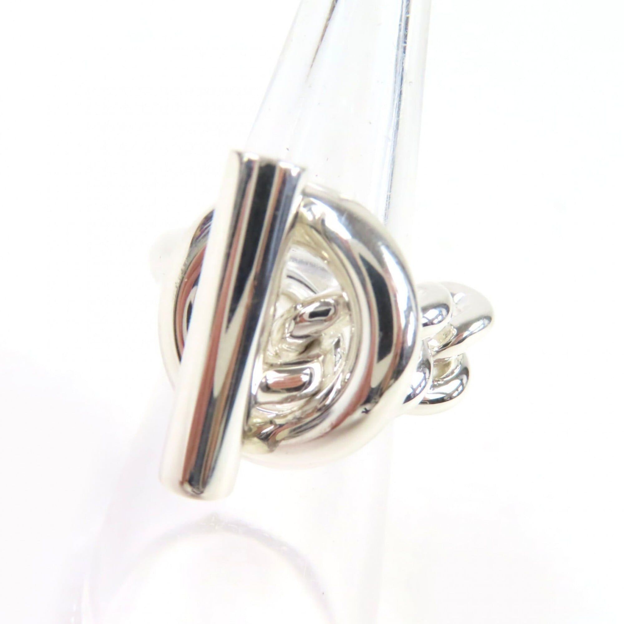 Hermes HERMES Croisette Ring, AG925, 2023 model, Silver, Size 49 (equivalent to Japanese size), Made in Italy, Weight: 15.7g Size ONE SIZE - 1 Thumbnail