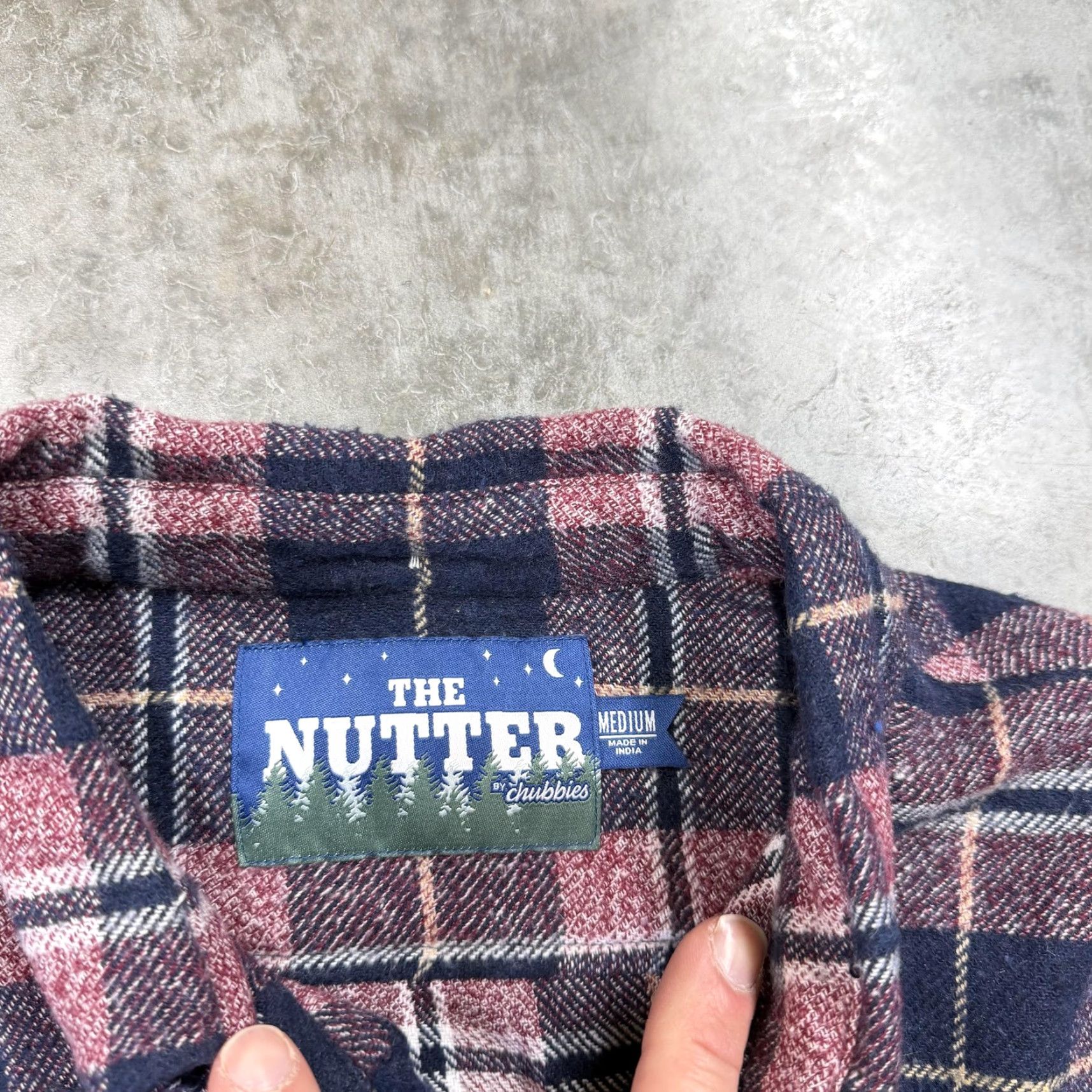 Chubbies Chubbies The Nutter Shirt Mens Medium Blue Plaid Flannel Button Long Sleeve Shirt Size US M / EU 48-50 / 2 - 2 Thumbnail
